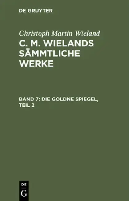 Cover of Die Goldne Spiegel, Teil 2
