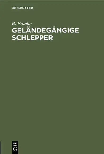 Cover of Geländegängige Schlepper
