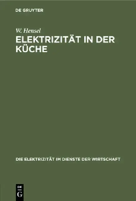 Cover of Elektrizität in Der Küche