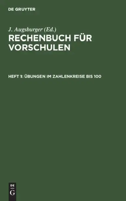 Cover of Übungen Im Zahlenkreise Bis 100