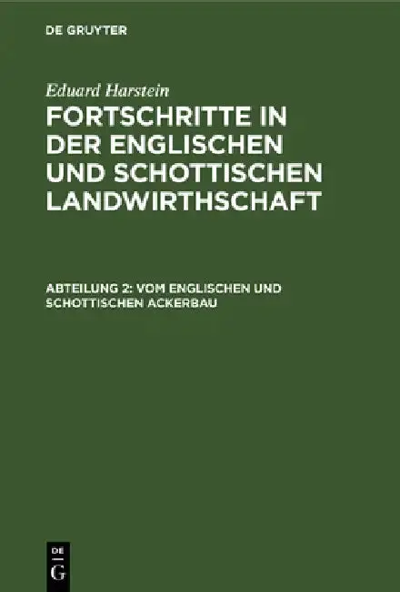 Cover of Vom Englischen Und Schottischen Ackerbau