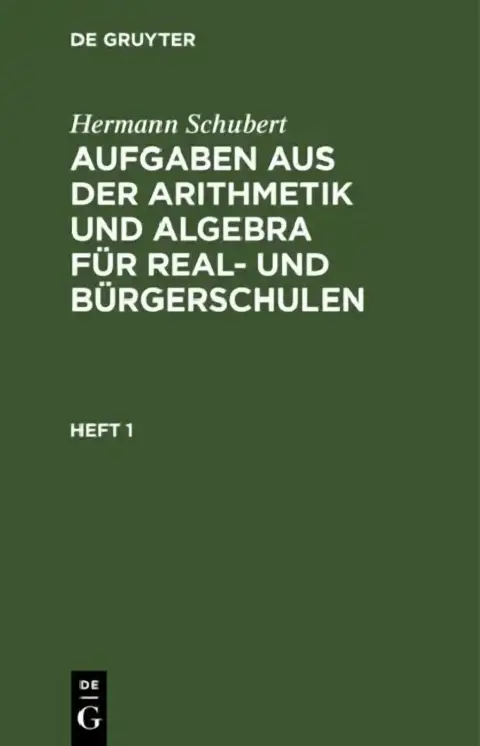 Cover of Hermann Schubert