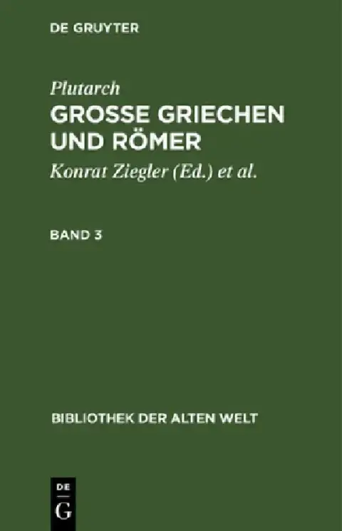 Cover of Plutarch