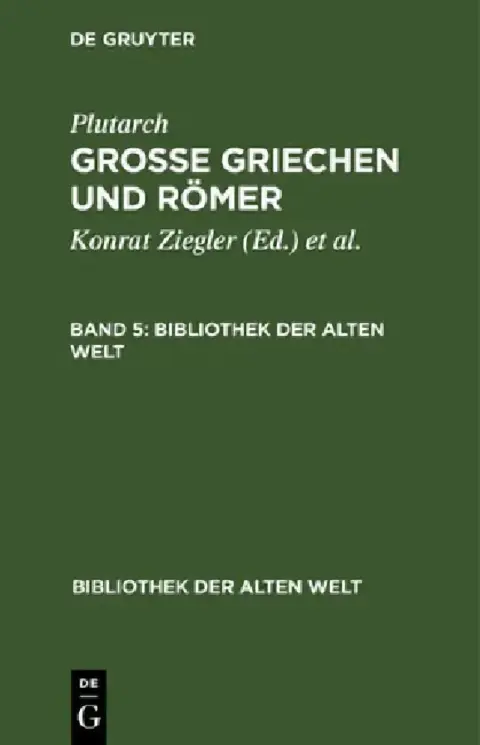 Cover of Plutarch