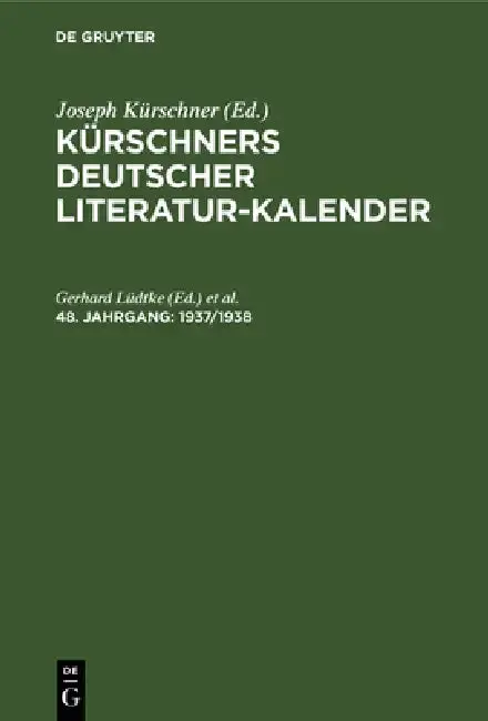 Cover of 1937/1938
