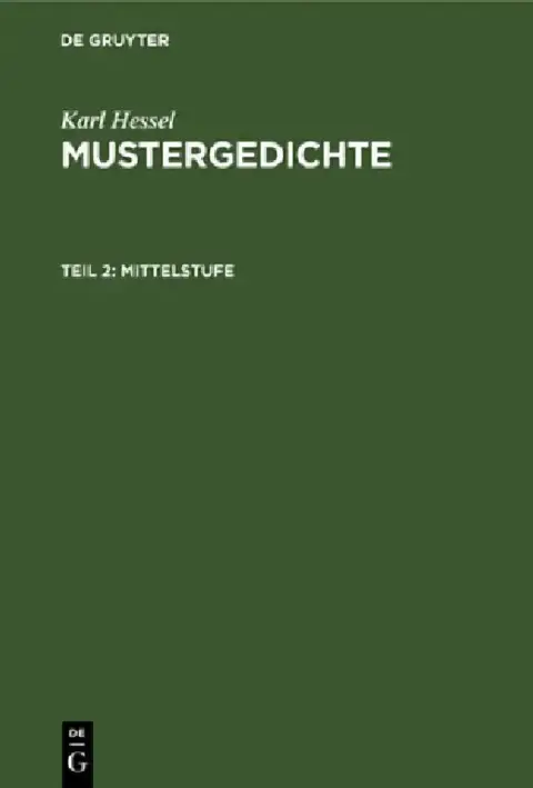 Cover of Mittelstufe