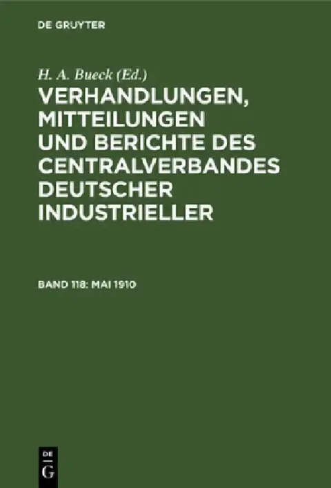Cover of Mai 1910