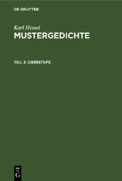 Cover of Oberstufe