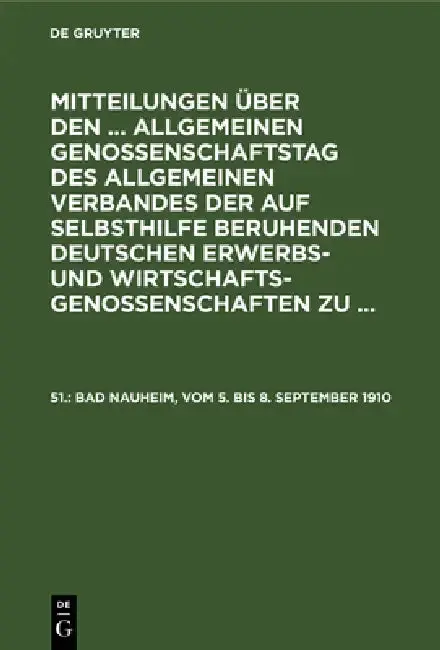 Cover of Bad Nauheim, Vom 5. Bis 8. September 1910