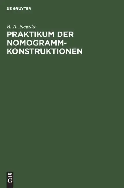 Cover of Praktikum Der Nomogramm-Konstruktionen