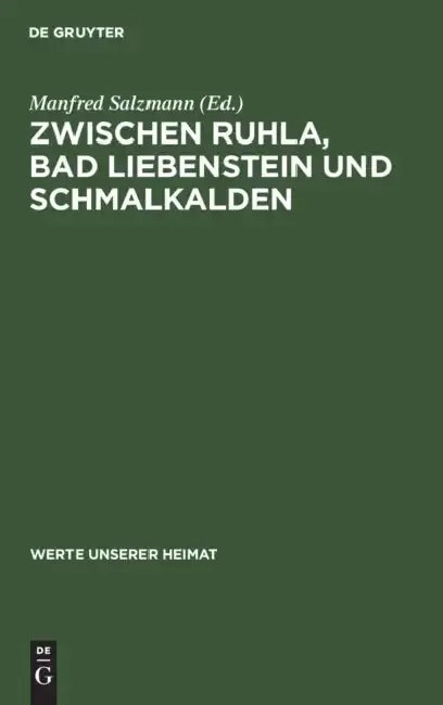 Cover of Zwischen Ruhla, Bad Liebenstein Und Schmalkalden