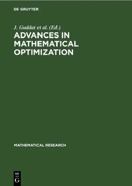 Cover of Advances in Mathematical Optimization