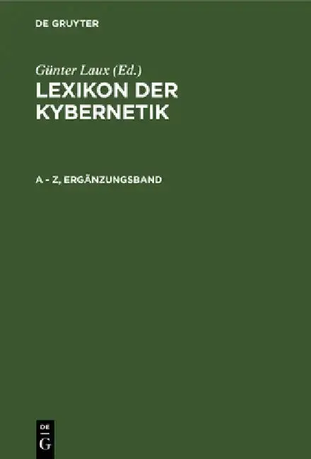Cover of A - Z, Ergänzungsband