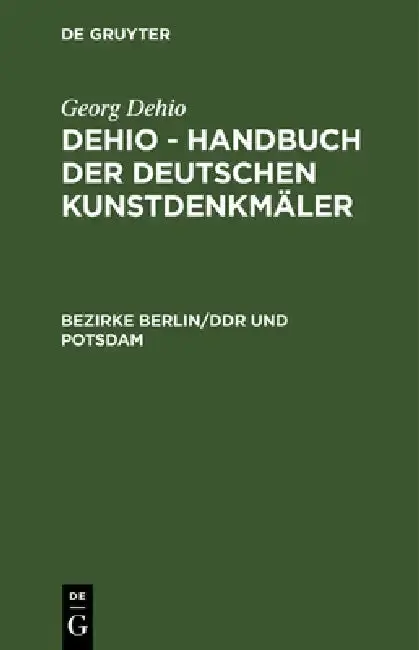 Cover of Bezirke Berlin/DDR Und Potsdam