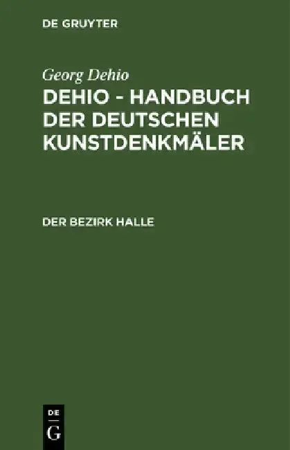 Cover of Der Bezirk Halle