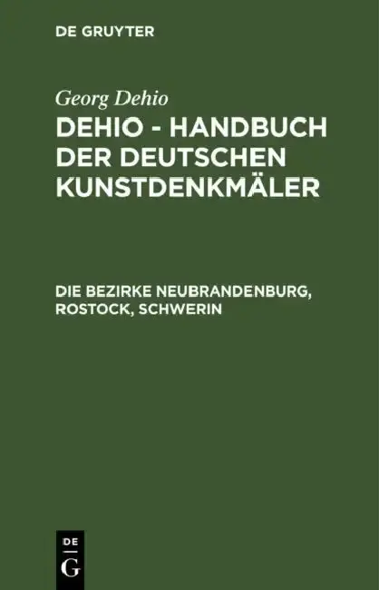Cover of Die Bezirke Neubrandenburg, Rostock, Schwerin