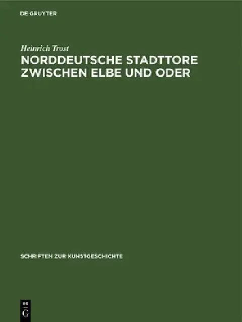 Cover of Norddeutsche Stadttore Zwischen Elbe Und Oder