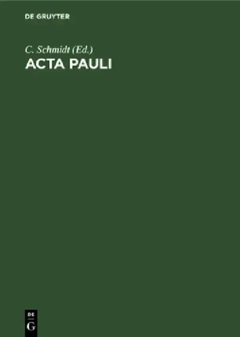 Cover of ACTA Pauli
