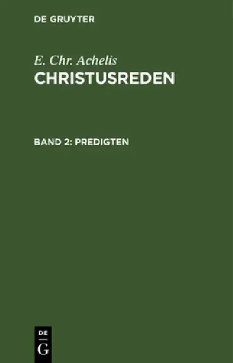 Cover of Predigten