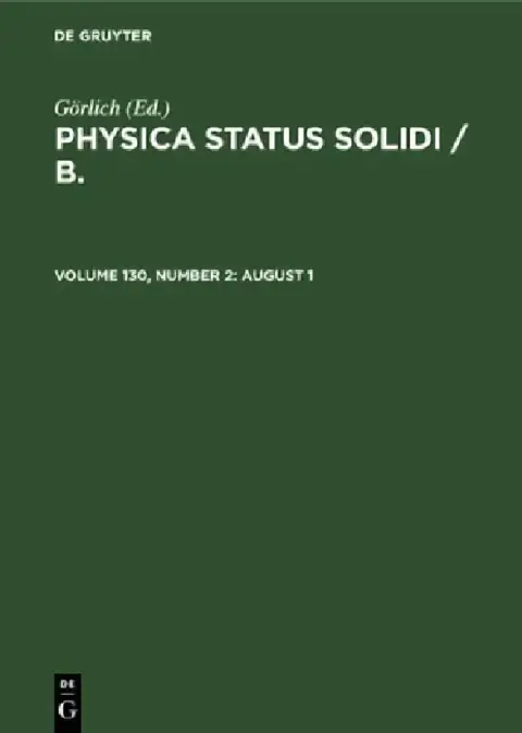Cover of August 1