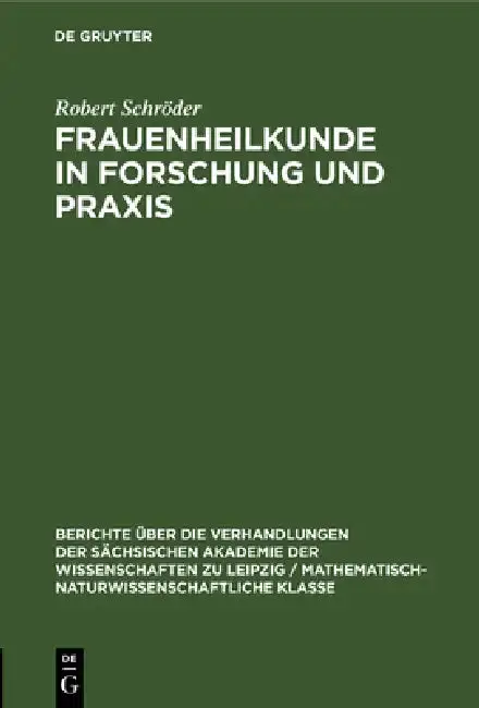 Cover of Frauenheilkunde in Forschung Und PRAXIS