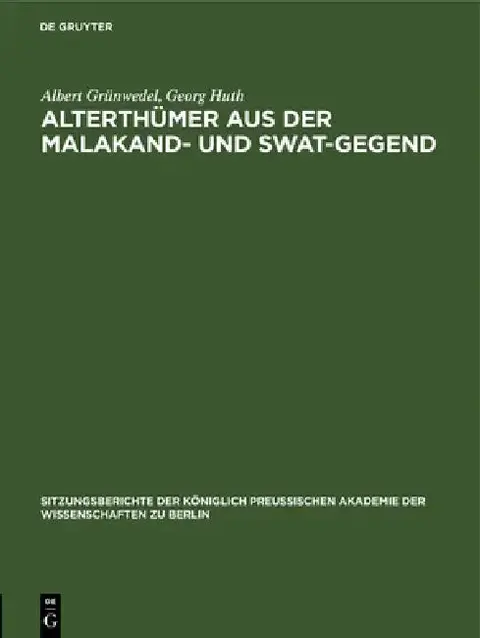 Cover of Alterthümer Aus Der Malakand- Und Swat-Gegend