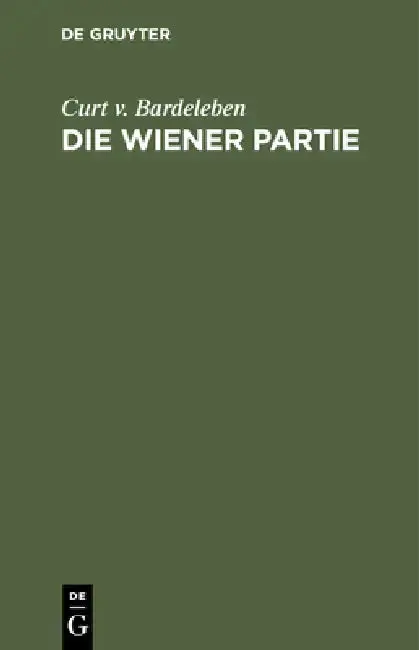 Cover of Die Wiener Partie