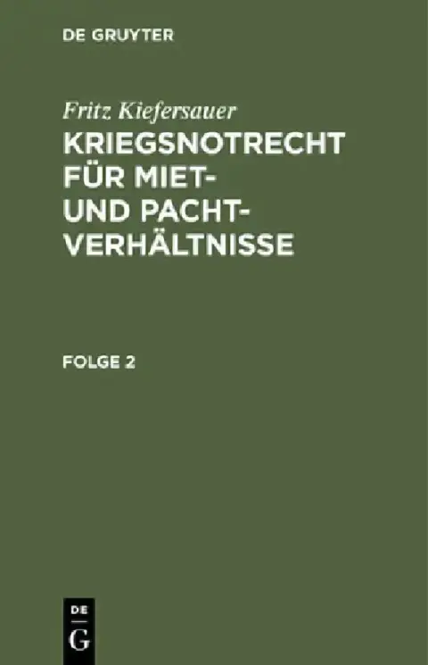 Cover of Stand Vom 1. Februar 1941