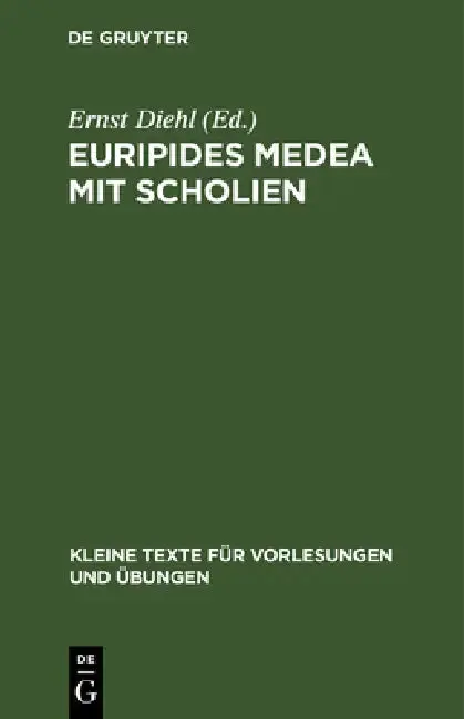 Cover of Euripides Medea Mit Scholien