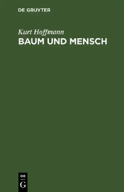 Cover of Baum Und Mensch
