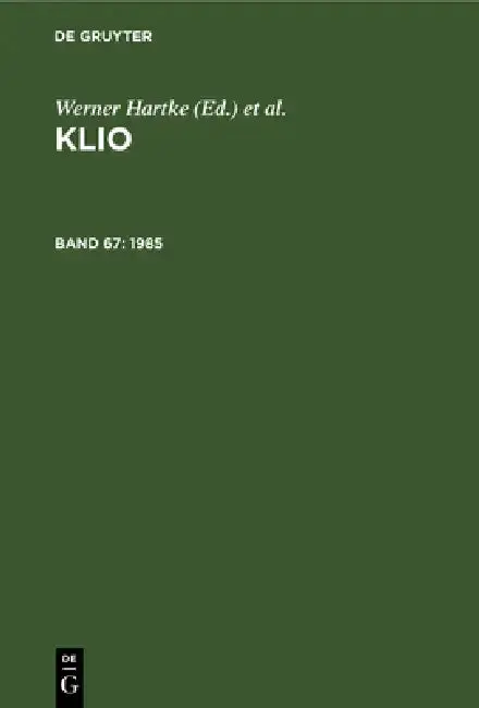 Cover of 1985