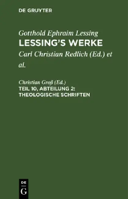 Cover of Theologische Schriften