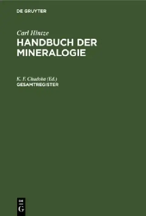 Cover of Gesamtregister
