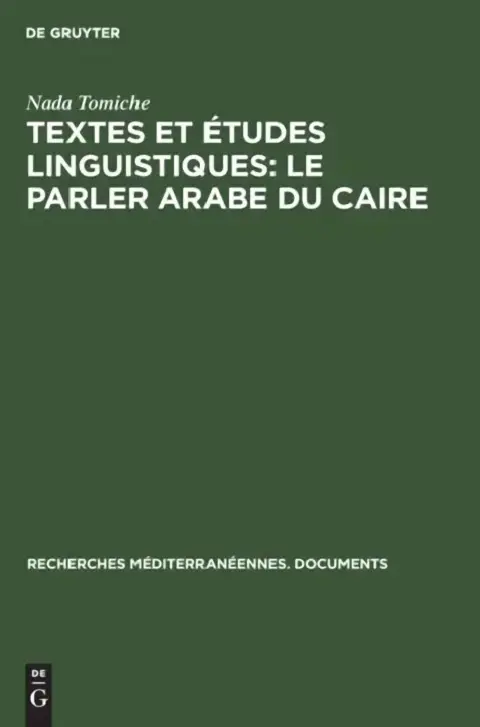 Cover of Textes et études linguistiques