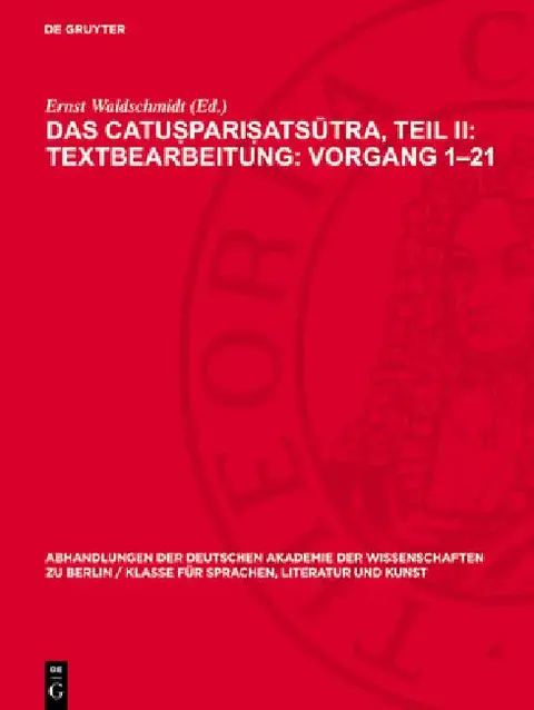 Cover of Das Catuṣpariṣatsūtra, Teil II