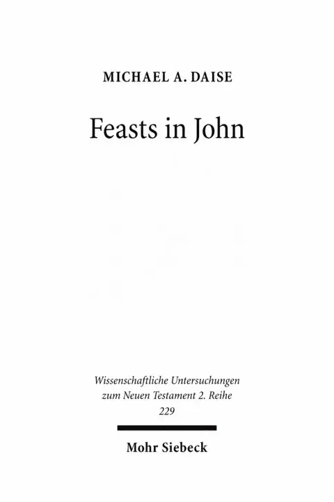 Cover of Feasts in John