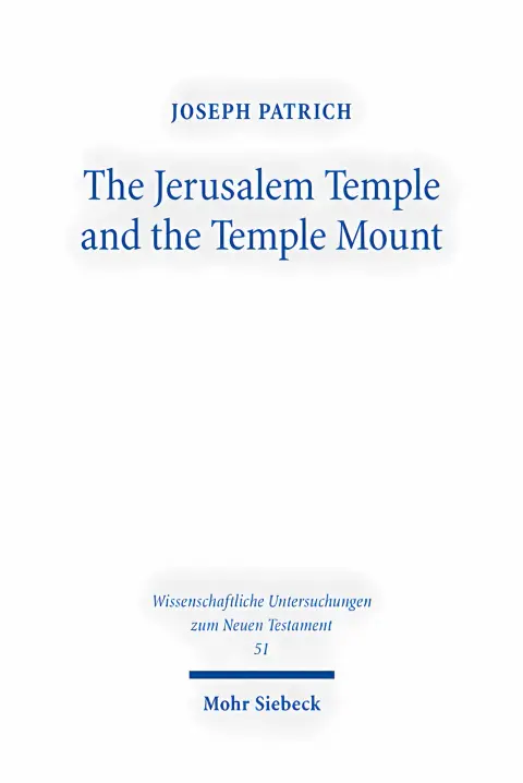 Cover of Jerusalem Temple and the Temple Mount