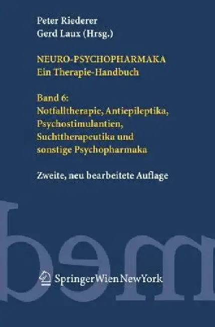 Cover of Neuro-Psychopharmaka Ein Therapie-Handbuch