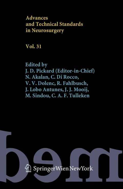 Cover of Advances and Technical Standards in Neurosurgery
