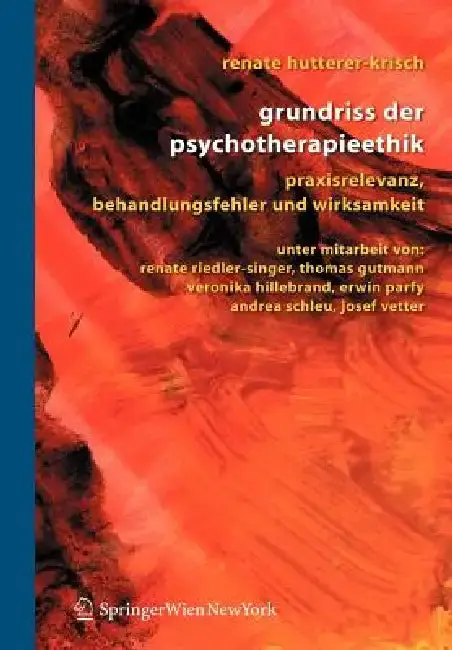Cover of Grundriss Der Psychotherapieethik