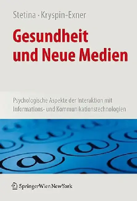 Cover of Gesundheit Und Neue Medien