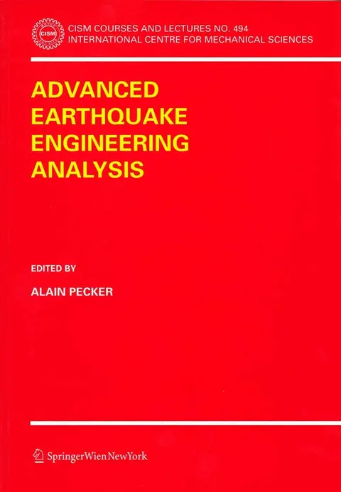 Cover of Advanced Earthquake Engineering Analysis