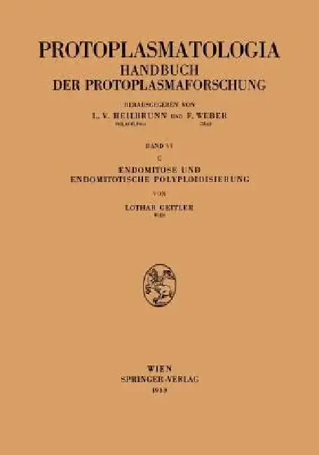 Cover of Endomitose Und Endomitotische Polyploidisierung