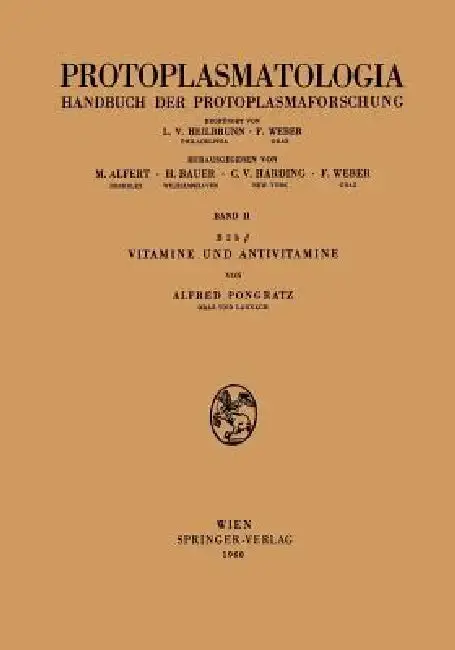 Cover of Vitamine Und Antivitamine