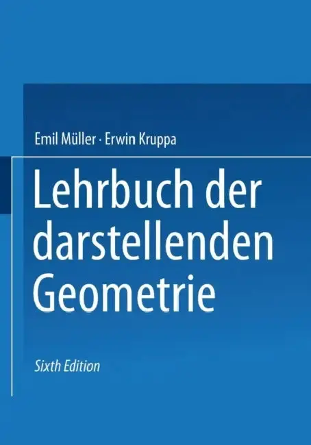Cover of Lehrbuch Der Darstellenden Geometrie