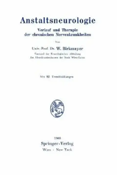 Cover of Anstaltsneurologie