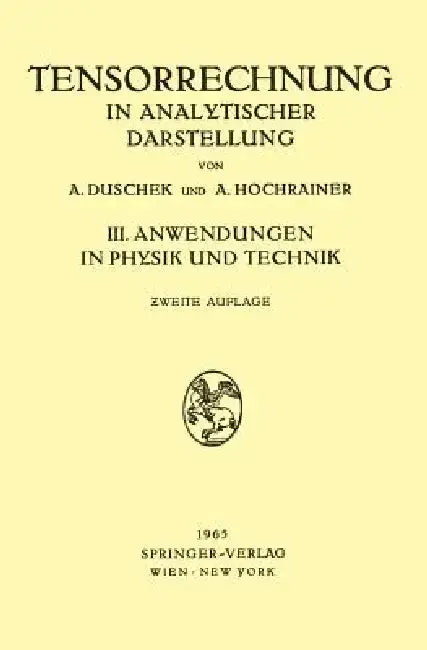 Cover of Grundzüge Der Tensorrechnung in Analytischer Darstellung