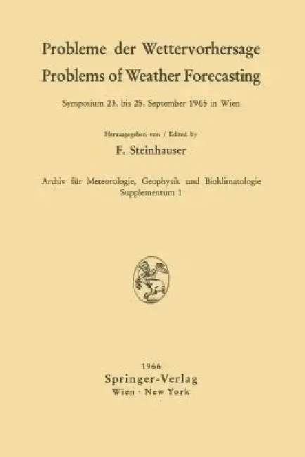 Cover of Probleme Der Wettervorhersage / Problems of Weather Forecasting