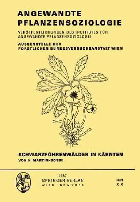 Cover of Schwarzföhrenwälder in Kärnten