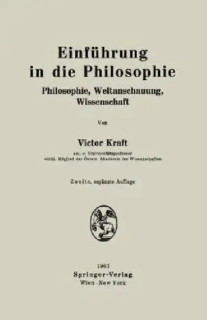 Cover of Einführung in Die Philosophie